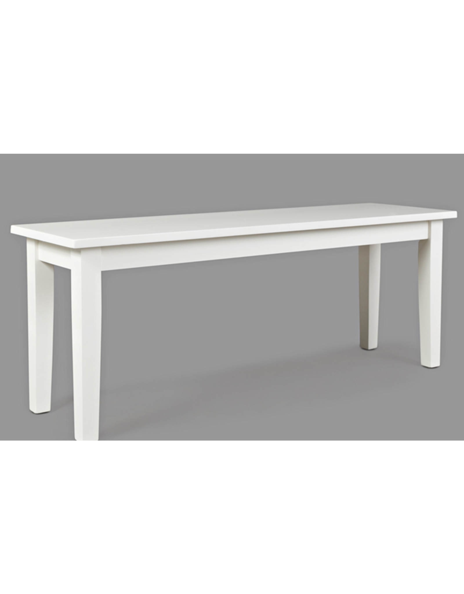 Jofran 652-14KD Simplicity Bench Paperwhite Finish