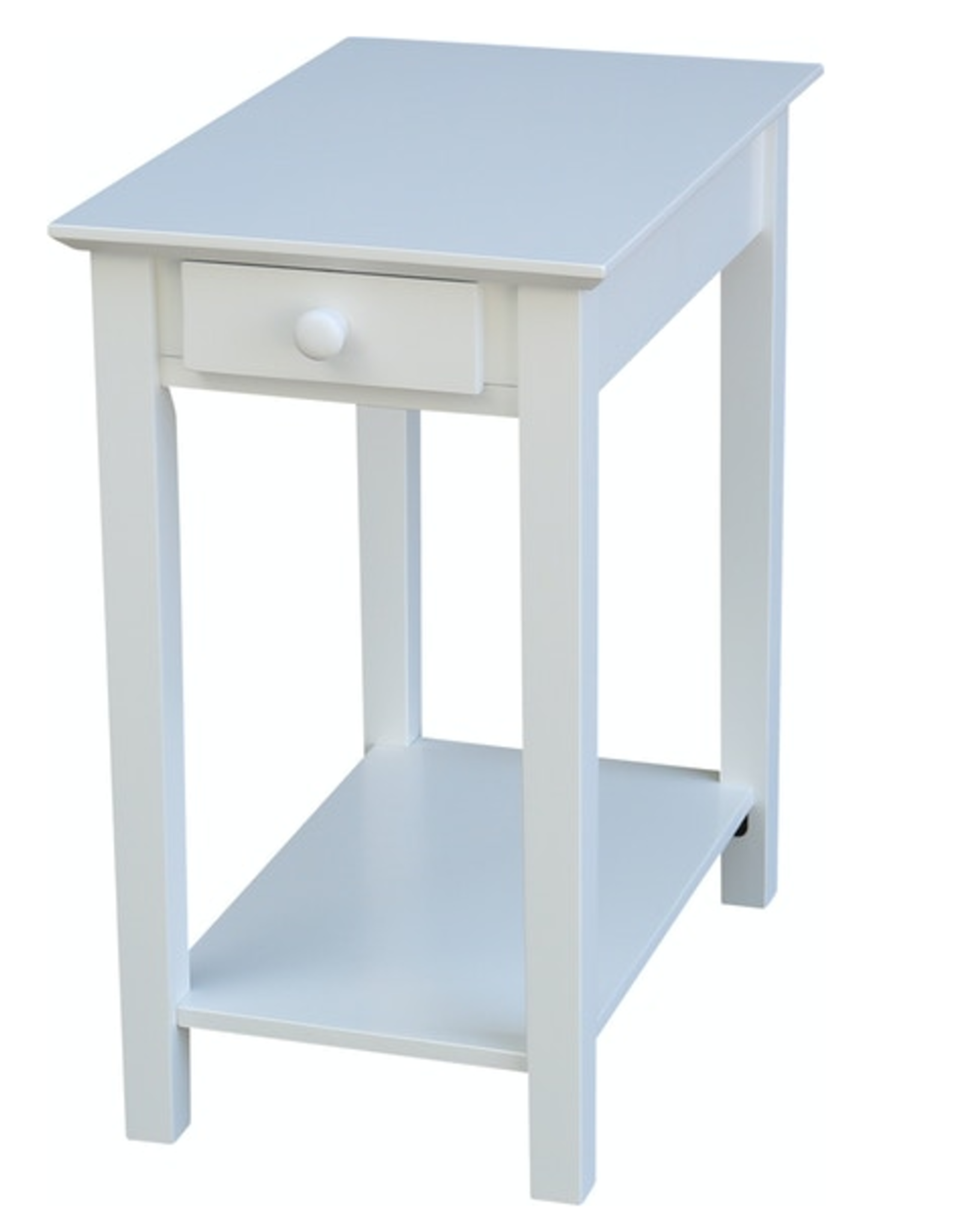 OT08-2214-HW20 Narrow End Table Pure White