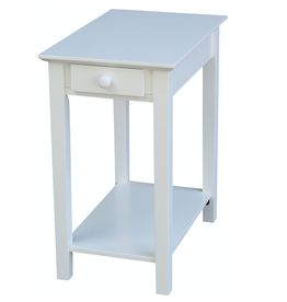 OT08-2214-HW20 Narrow End Table Pure White