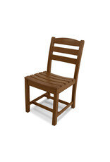 Polywood TD100TE La Casa Café Dining Side Chair Teak