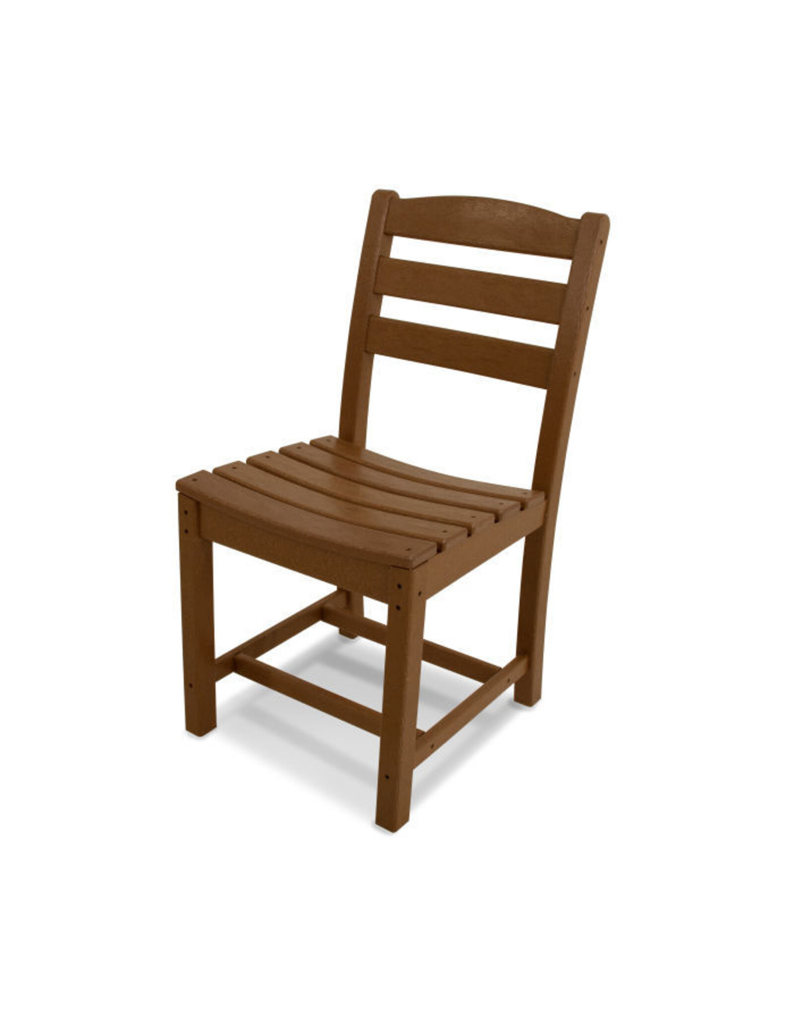 Polywood TD100TE La Casa Café Dining Side Chair Teak