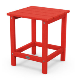 Polywood ECT18SR Side Table Sunset Red