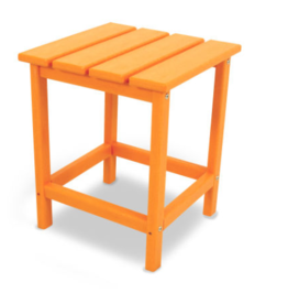 Polywood ECT18TA Side Table Tangerine