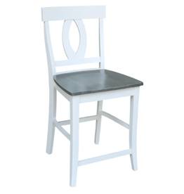 S05-1702B Verona Stool White/ Grey