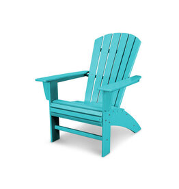 Polywood AD610AR Nautical Curveback Adirondack Chair in Aruba