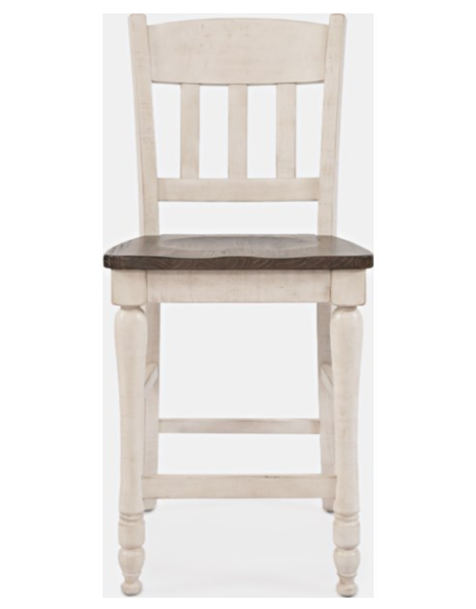 Jofran 1706-BS420KD Madison County Slatback Counter Stool