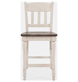 Jofran 1706-BS420KD Madison County Slatback Counter Stool