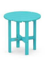 Polywood RST18AR Round 18" Side Table Aruba