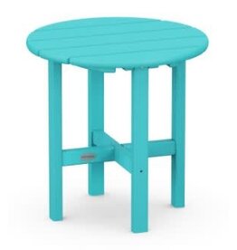 Polywood RST18AR Round 18" Side Table Aruba