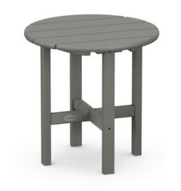 Polywood RST18GY Round 18" Side Table Grey