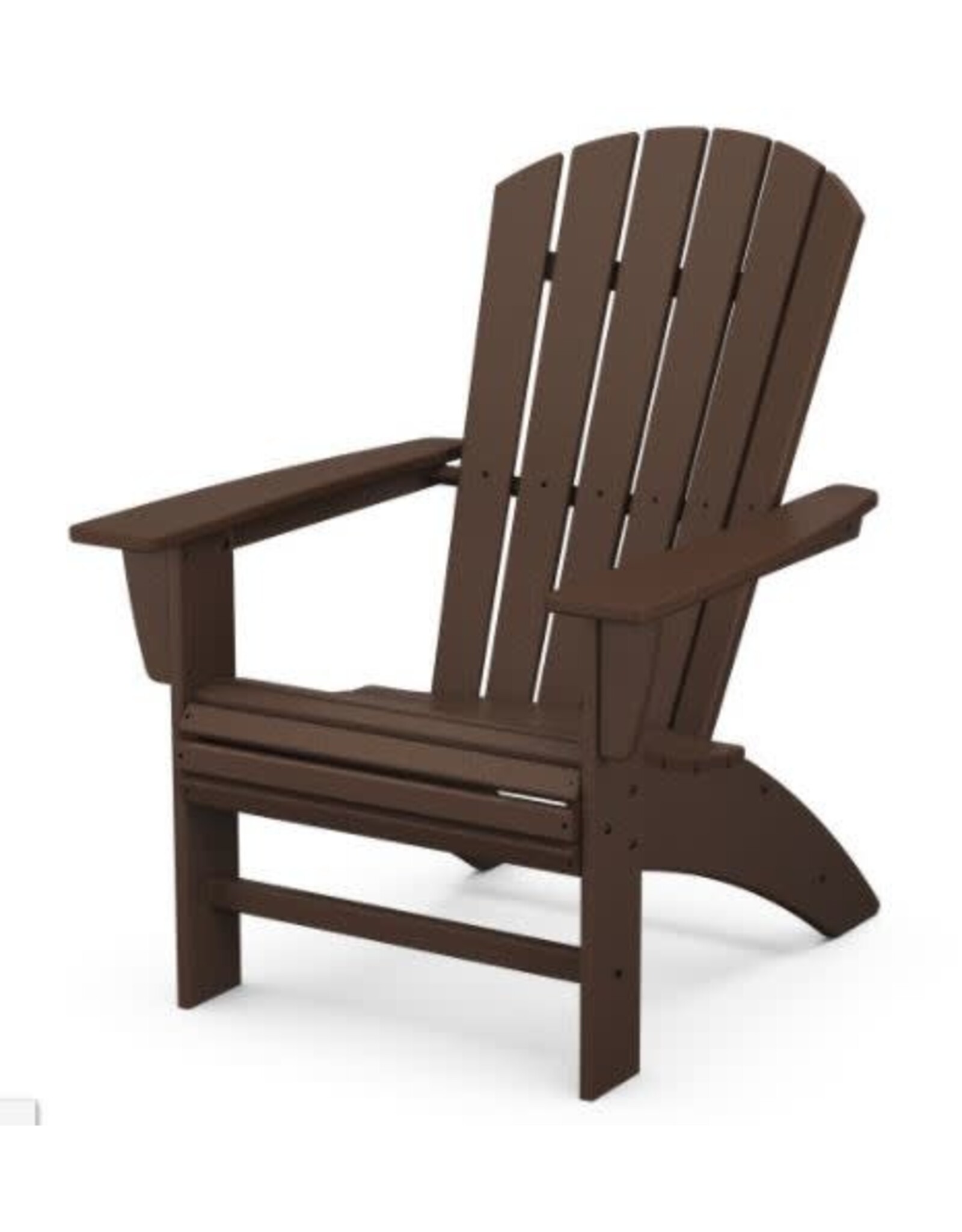 Polywood AD610MA Nautical Curveback Adirondack Chair in Mahogany