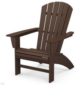 Polywood AD610MA Nautical Curveback Adirondack Chair in Mahogany