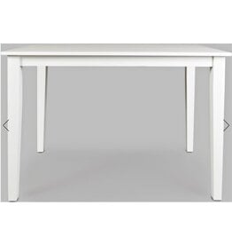 Jofran 652-54 Simplicity Counter Height Table Paperwhite Finish