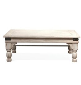 Riverside 27302 Regan Farmhouse White Coffee Table