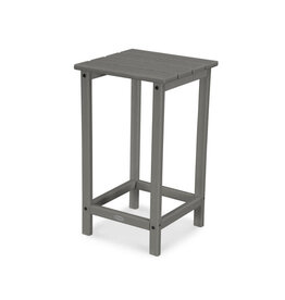 Polywood ECT26GY Long Island 26" Counter Side Table Slate Grey