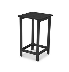 Polywood ECT26BL Long Island 26" Counter Side Table Black