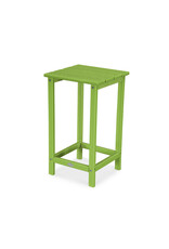 Polywood ECT26LI Long Island 26" Counter Side Table Lime