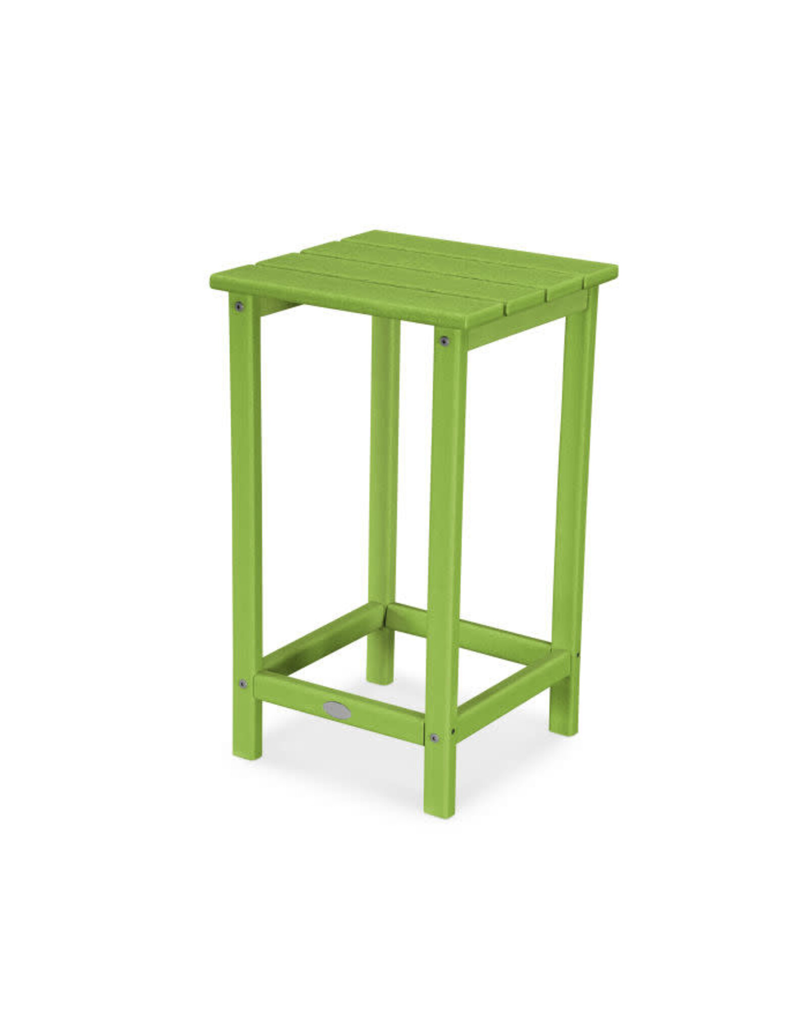 Polywood ECT26LI Long Island 26" Counter Side Table Lime