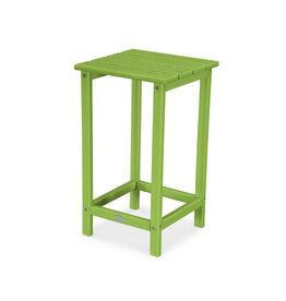 Polywood ECT26LI Long Island 26" Counter Side Table Lime