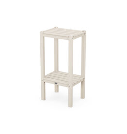 Polywood BSTSA Two Shelf Bar Side Table in Sand