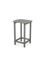 Polywood SBT26GY South Beach 26" Counter Side Table Grey