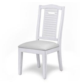 Seawinds D23382 Islamorada Shutter Back Dining Chair Blanc