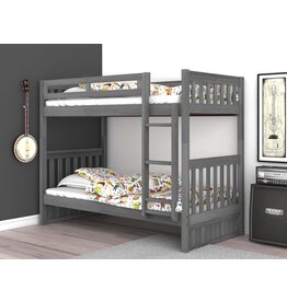 Discovery World Furniture 3211M T/T Bunk Bed Charcoal