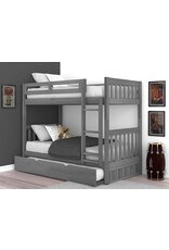 Discovery World Furniture 3211M T/T Bunk Bed Charcoal