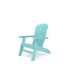 SCA001-GS St. Simons Curved Back Adirondack Chair in Gulf Shores Teal