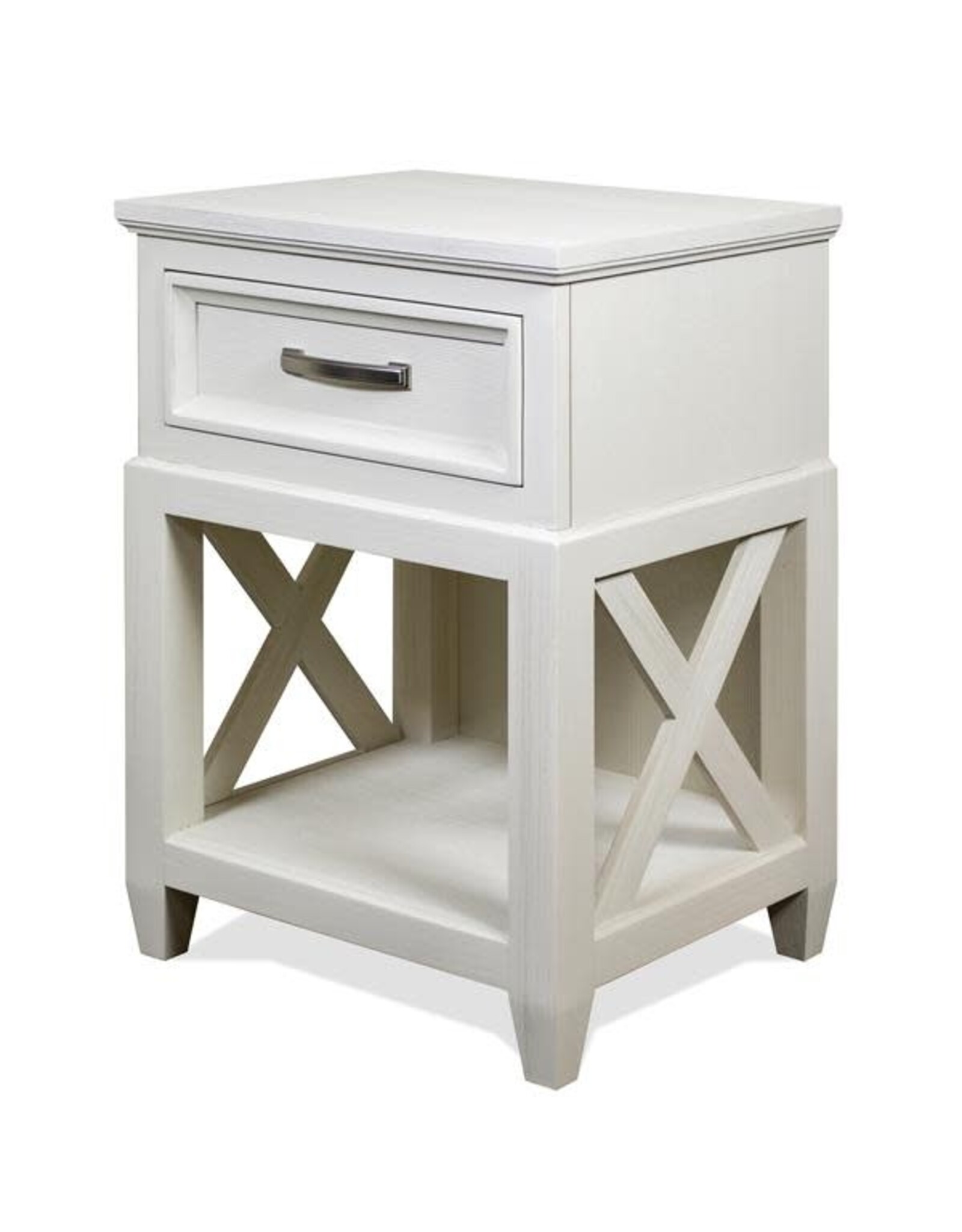 Riverside 12169 Osborne Winter White 1 Drawer Nightstand