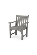 Polywood GNB24GY Vineyard Garden Arm Chair Slate Grey