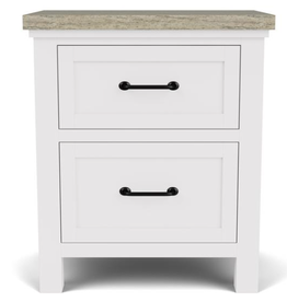 Riverside 37299 Cora 2-Drawer Nightstand