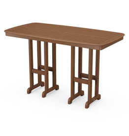 Polywood NCBT3772TE Nautical Bar Table Teak