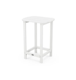 Polywood SBT26WH South Beach 26" Counter Side Table White