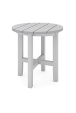 CR18ST-HA-HA 18" Round Side Table in Harbor Grey