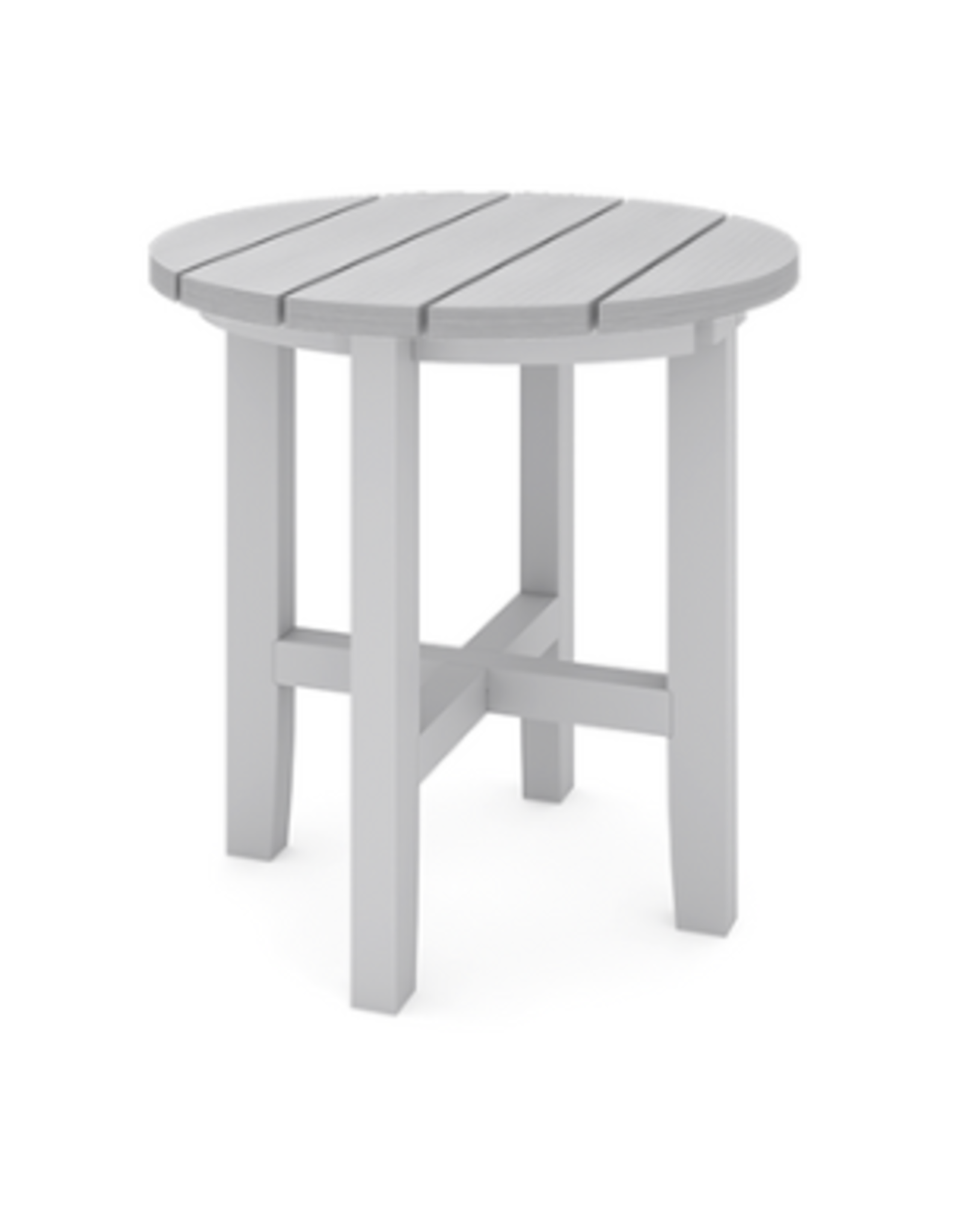 CR18ST-HA-HA 18" Round Side Table in Harbor Grey