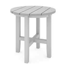 CR18ST-HA-HA 18" Round Side Table in Harbor Grey