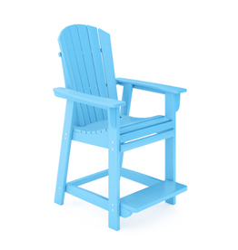 SFCH2-SB St. Simons Fan Back Premium Counter Chair in Summer Blue