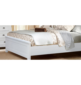 Cottage Creek 3512-0741  Brookfield Vintage White King  Footboard