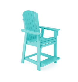 SFCH2-GST St. Simons Fan Back Premium Counter Chair in Gulf Shores Teal