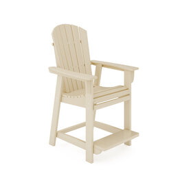 SFCH2-TS St. Simons Fan Back Premium Counter Chair in Tybee Sand