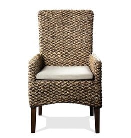 Riverside 36966 Woven Side Upholstered Hazelnut Arm Chair