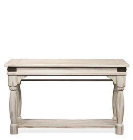 Riverside 27315 Regan Farmhouse White Sofa Table