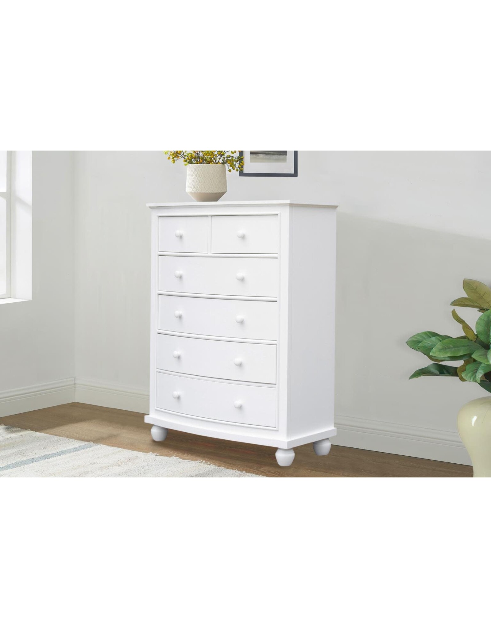 Cottage Creek 1141-0150 Nantucket Chest in White