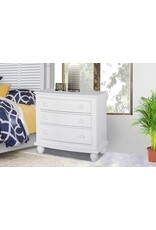 Cottage Creek 1136-0150 Nantucket 3 Drawer Door Nightstand White