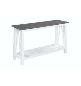 OT05-16S Surrey Sofa Table in Heather Gray and White