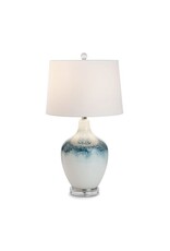 LUX Lighting Group LUX-110-BLUE/WHITE 28.5" Blue and White Table Lamp