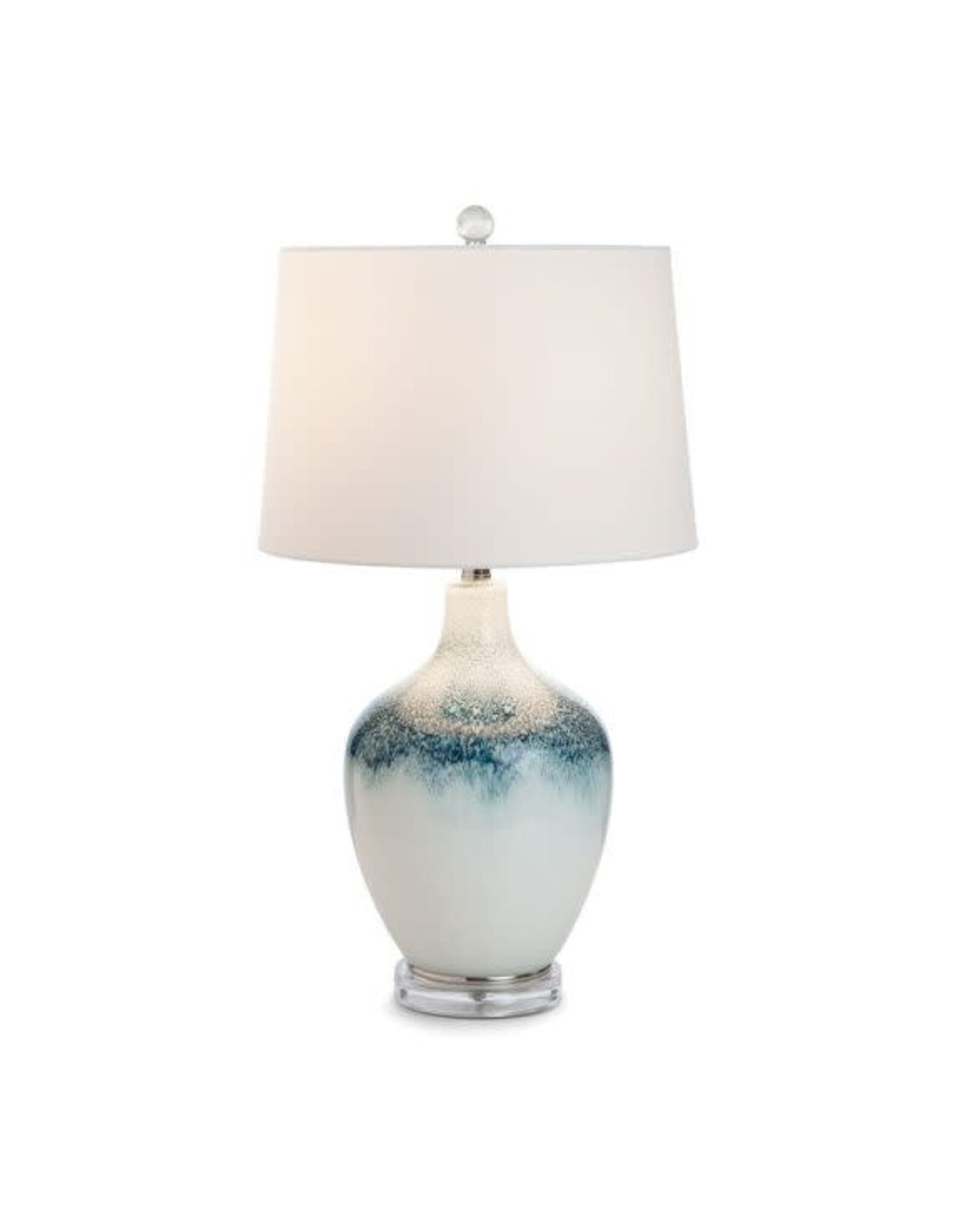 LUX Lighting Group LUX-110-BLUE/WHITE 28.5" Blue and White Table Lamp