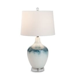 LUX Lighting Group LUX-110-BLUE/WHITE 28.5" Blue and White Table Lamp