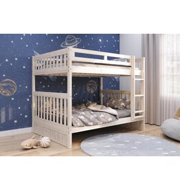 Discovery World Furniture 85215R  Full/Full Bunk Bed Ash KD f/f